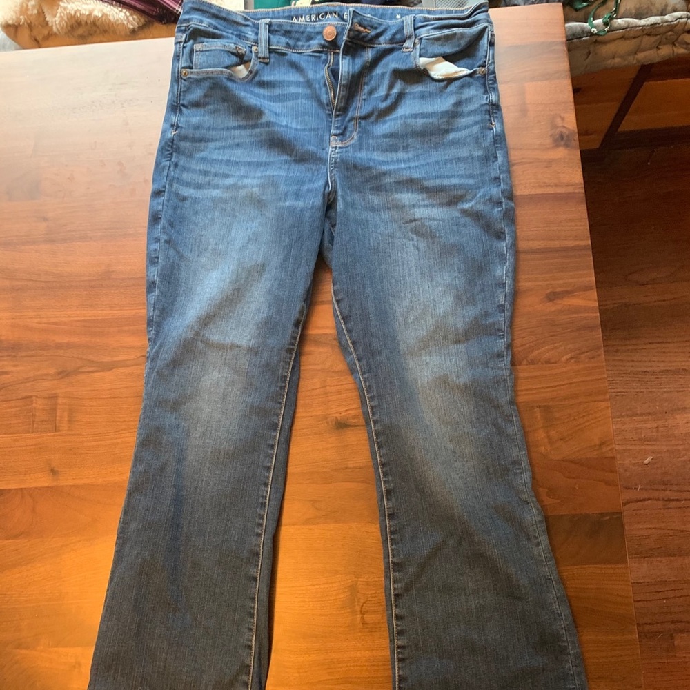 American Eagle High Waisted Straight Leg
